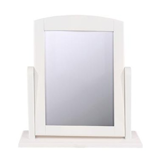 Caithness Single Dressing Mirror With White Frame