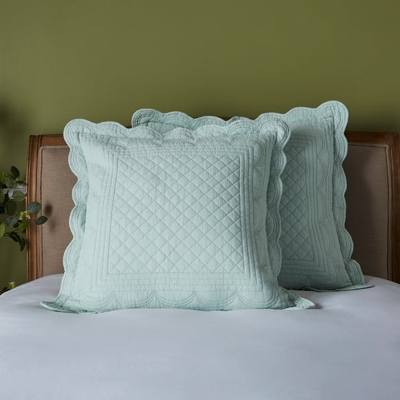 Dorma Soft Scalloped Pillow Sham
