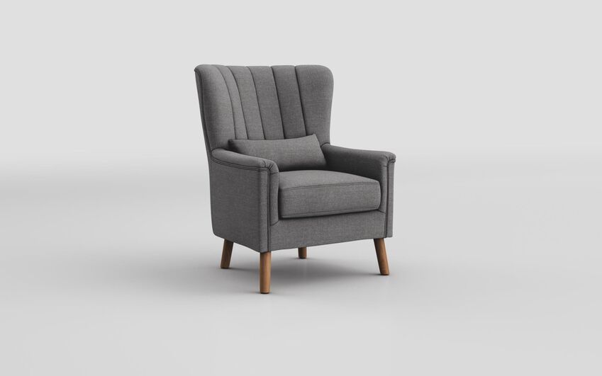Grey Fabric Lainey Armchair
