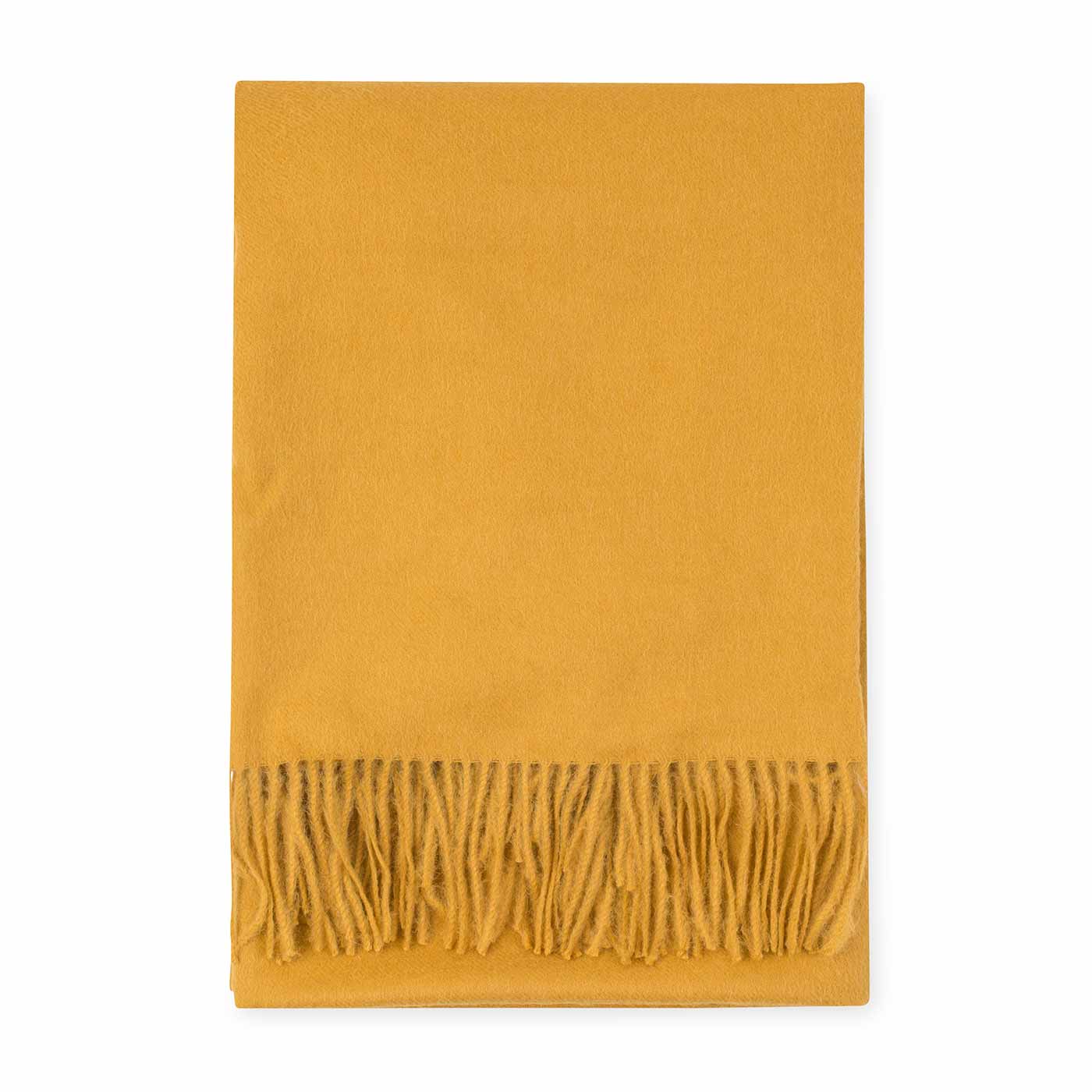 Heal's Alpaca Throw Mustard Yellow