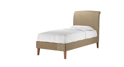 Thea Single Bed in Flax Pure Belgian Linen - sofa.com