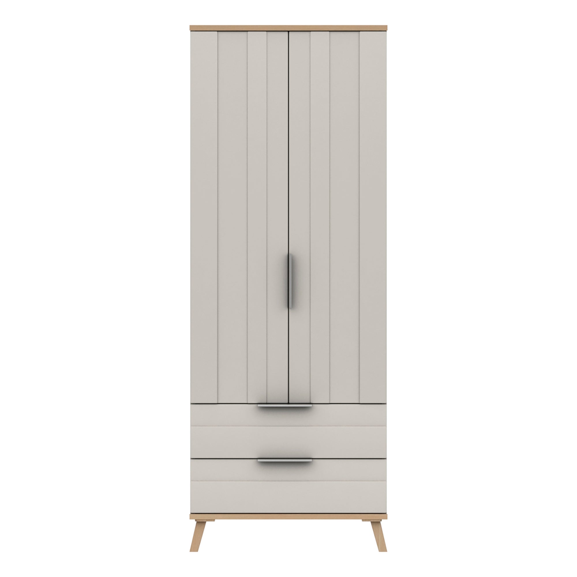 Murray 2 Door Combi Wardrobe Off White