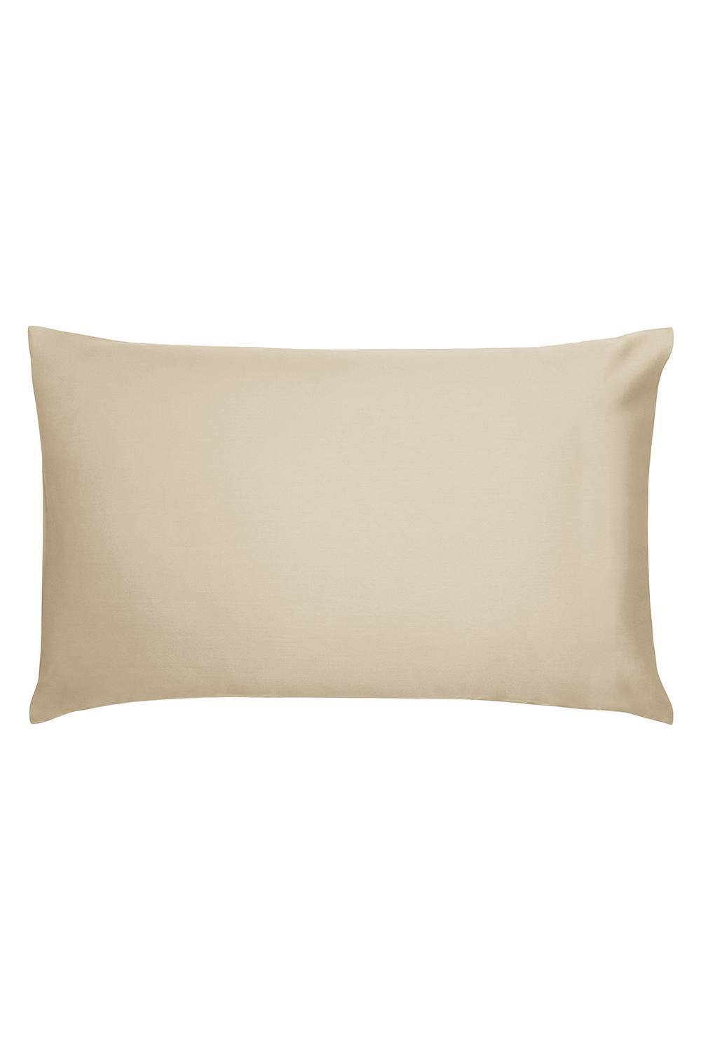1951 'Luxury 400 Thread Count' Cotton Sateen Large Pillowcase Pair in Gold