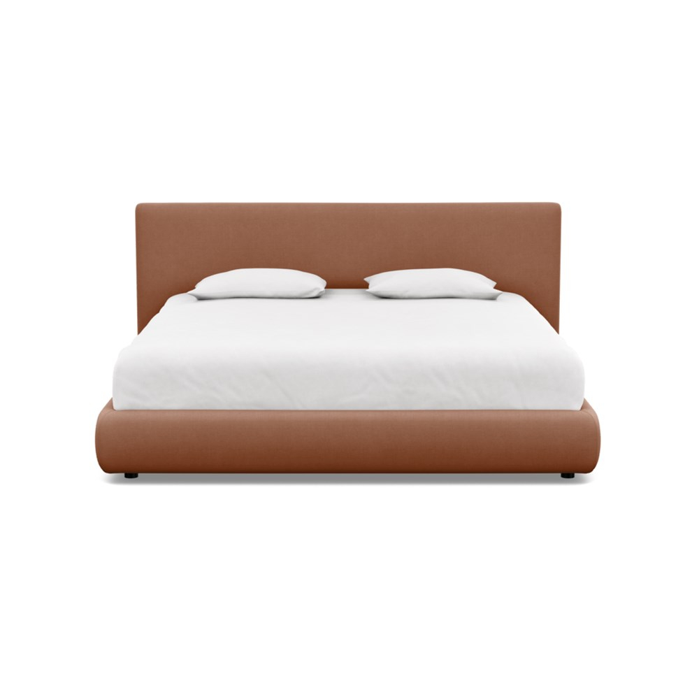 Heal's Alba Bed Super King Siena Cotton Clay
