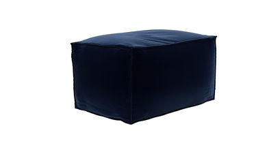 Isaac Small Rectangular Footstool in Admiral Smart Cotton - sofa.com