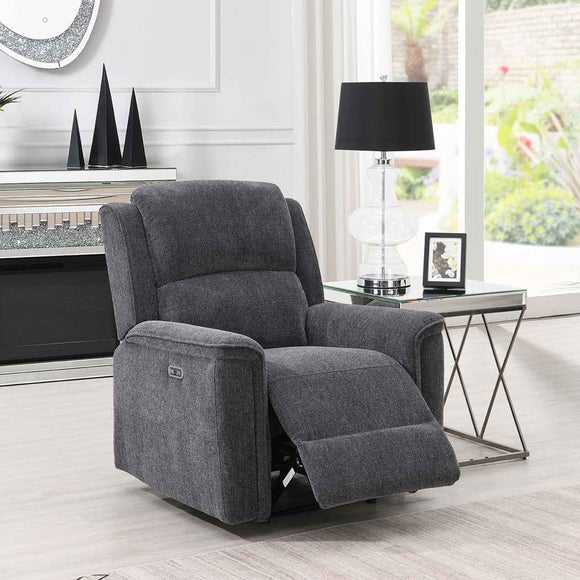 Dartmoor Chenille Power Recliner Chair