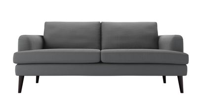 Reuben 3 Seat Sofa in Shadow Brushed Linen Cotton - sofa.com