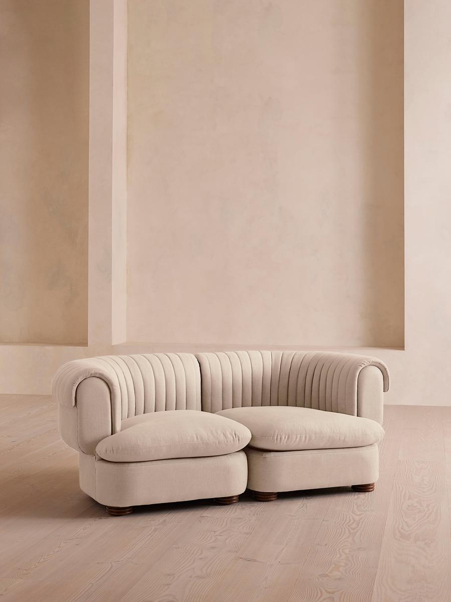 Rava Modular Sofa, Three Seater, Linen, Bisque