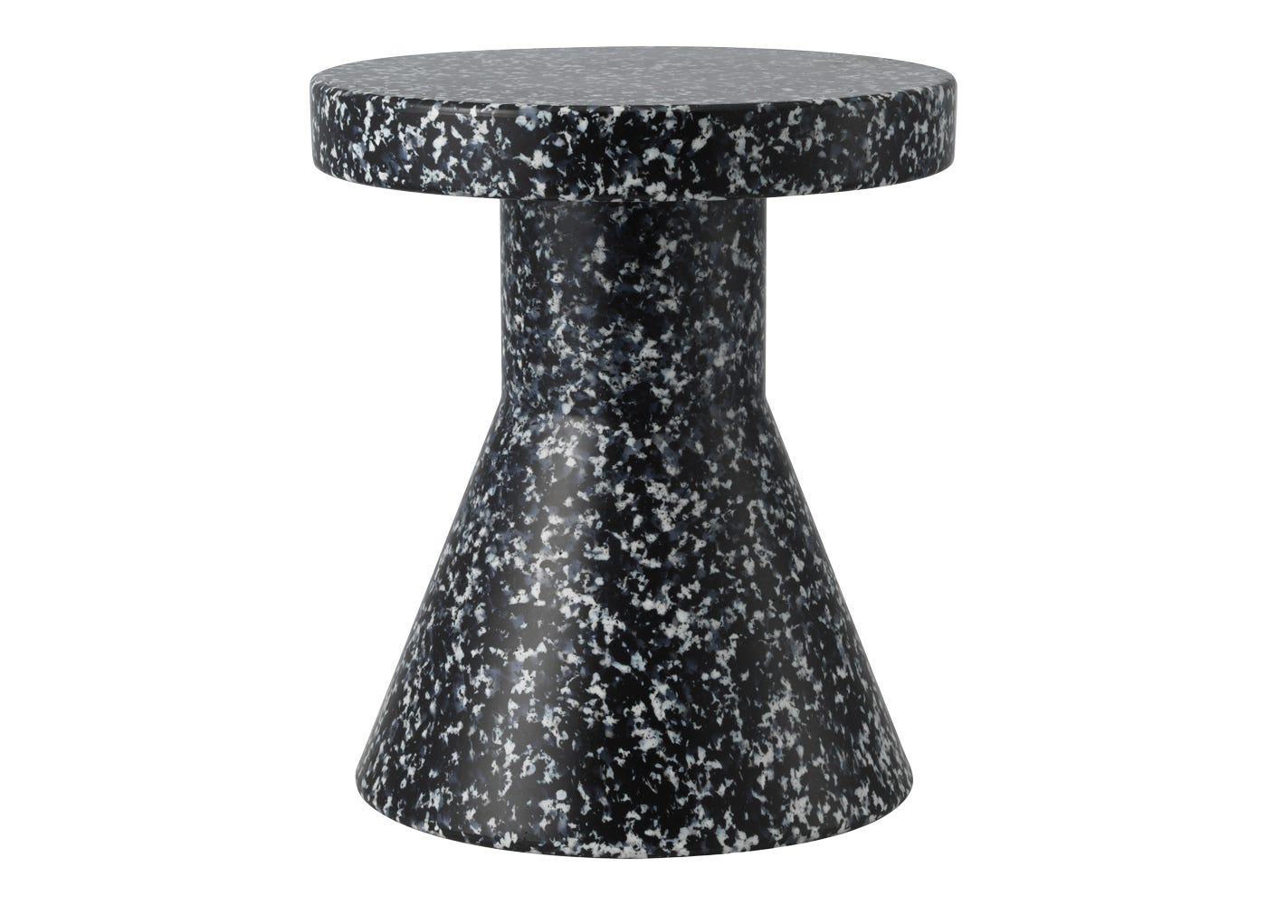 Normann Copenhagen Bit Stool Cone Black & White