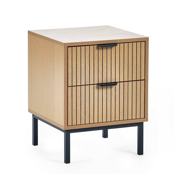 Return - Sia 2 Drawer Bedside Table 2