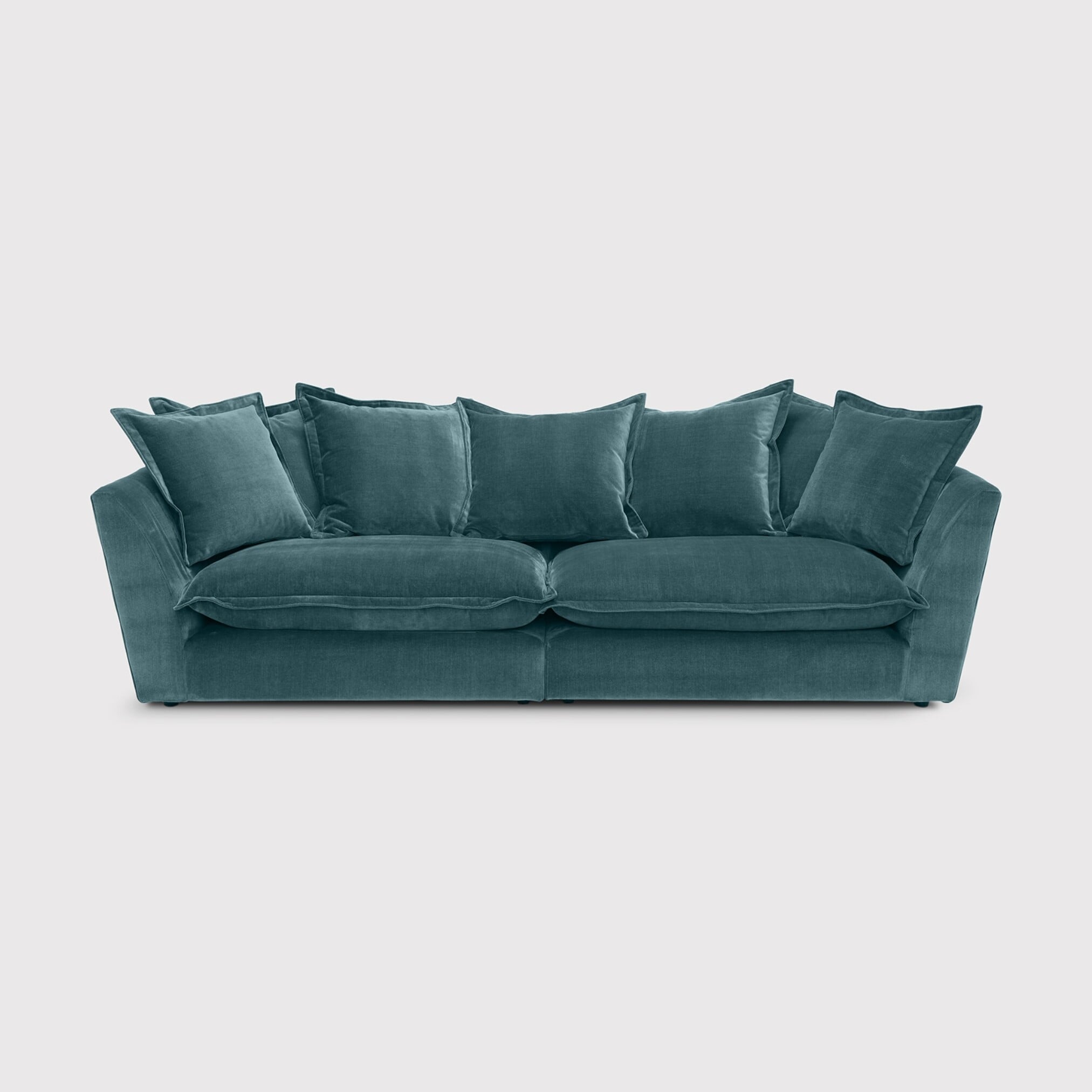 Odyssey Extra Large Split Sofa, Teal Fabric | Barker & Stonehouse