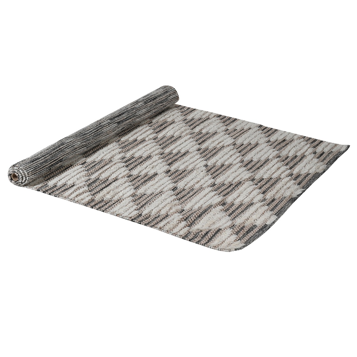 Tuft Grey 150x248cm Rug, Square | Barker & Stonehouse