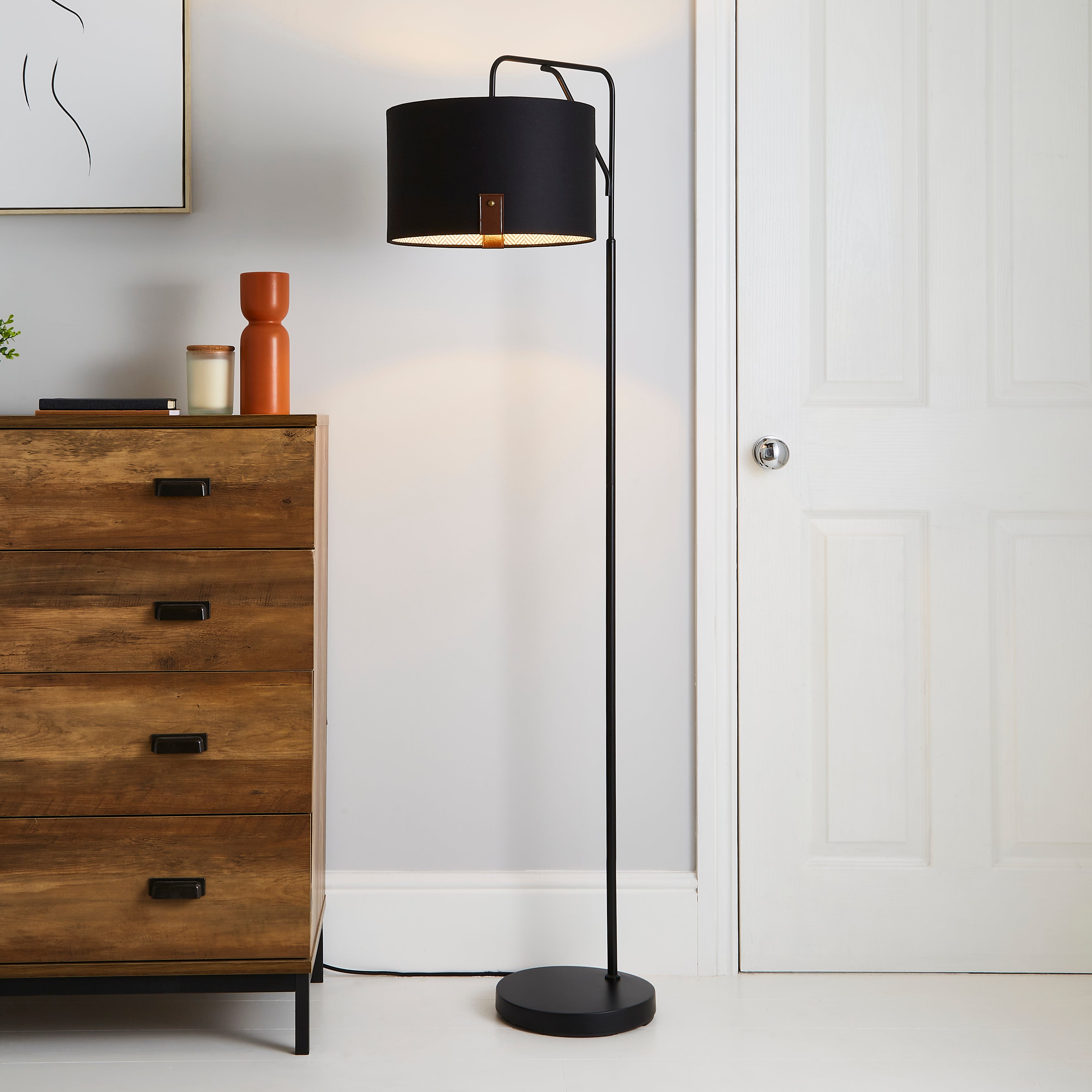 Dorrian Floor Lamp Black