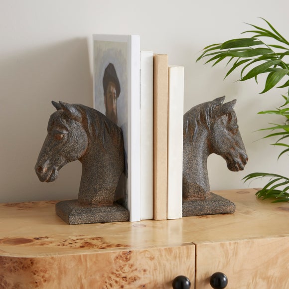 Horse Head Bookends