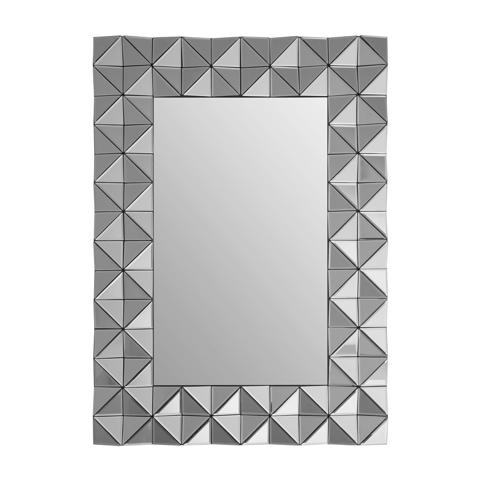 Compton 3D Geometric Wall Mirror