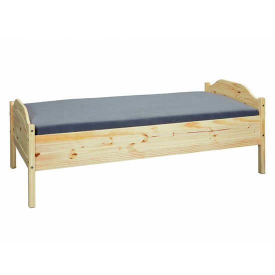 Karlo Wooden Single Bed In Natural Oak