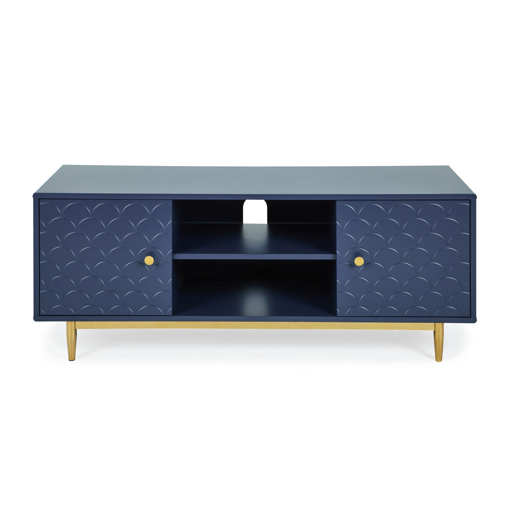 Deco Wide TV Unit Navy Blue