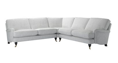 Bluebell Large Corner Sofa in Koala Chelsea Linen - sofa.com