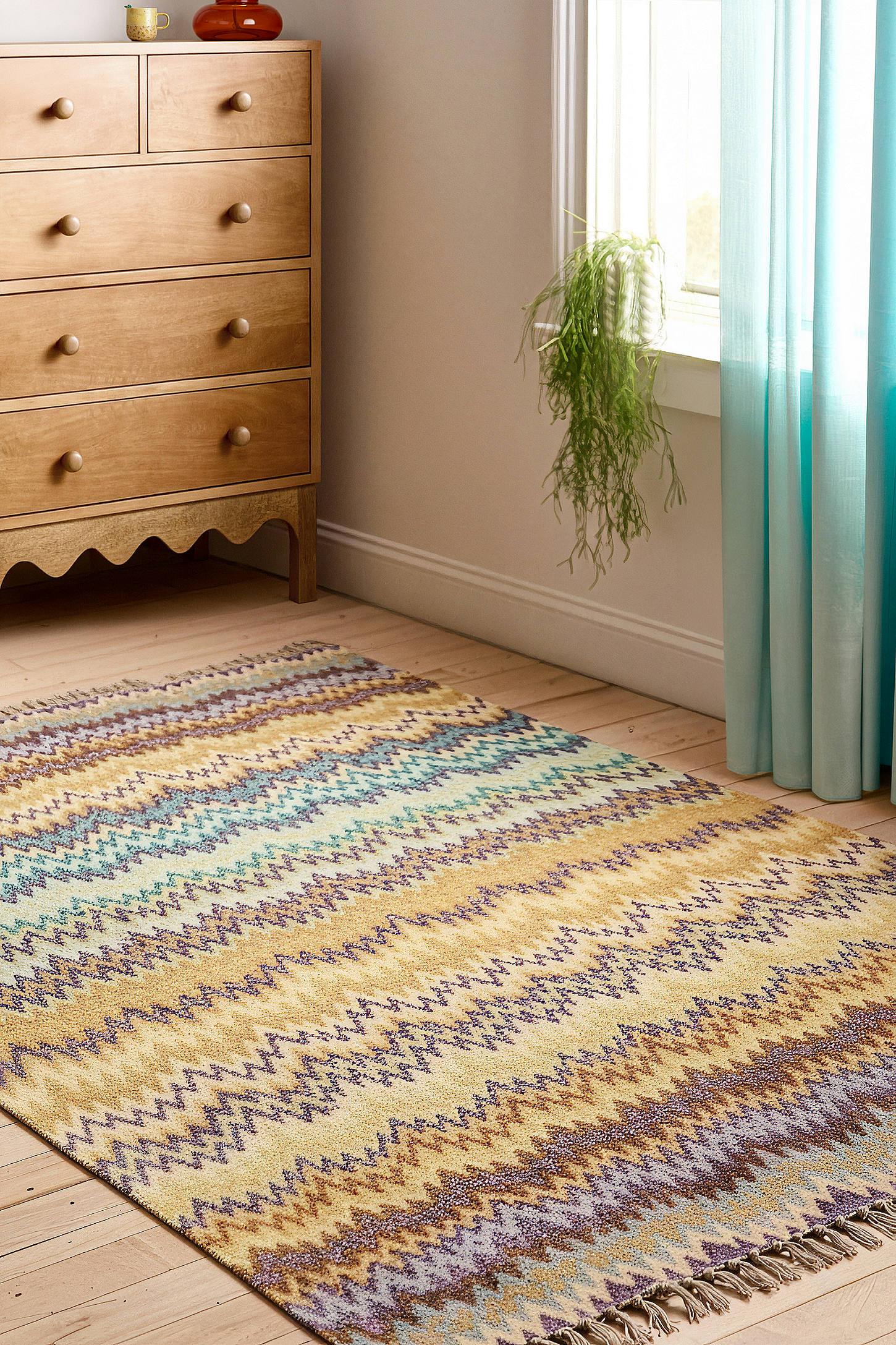 Blue Wiggle 5x7ft / 150x210cm Rug - Blue