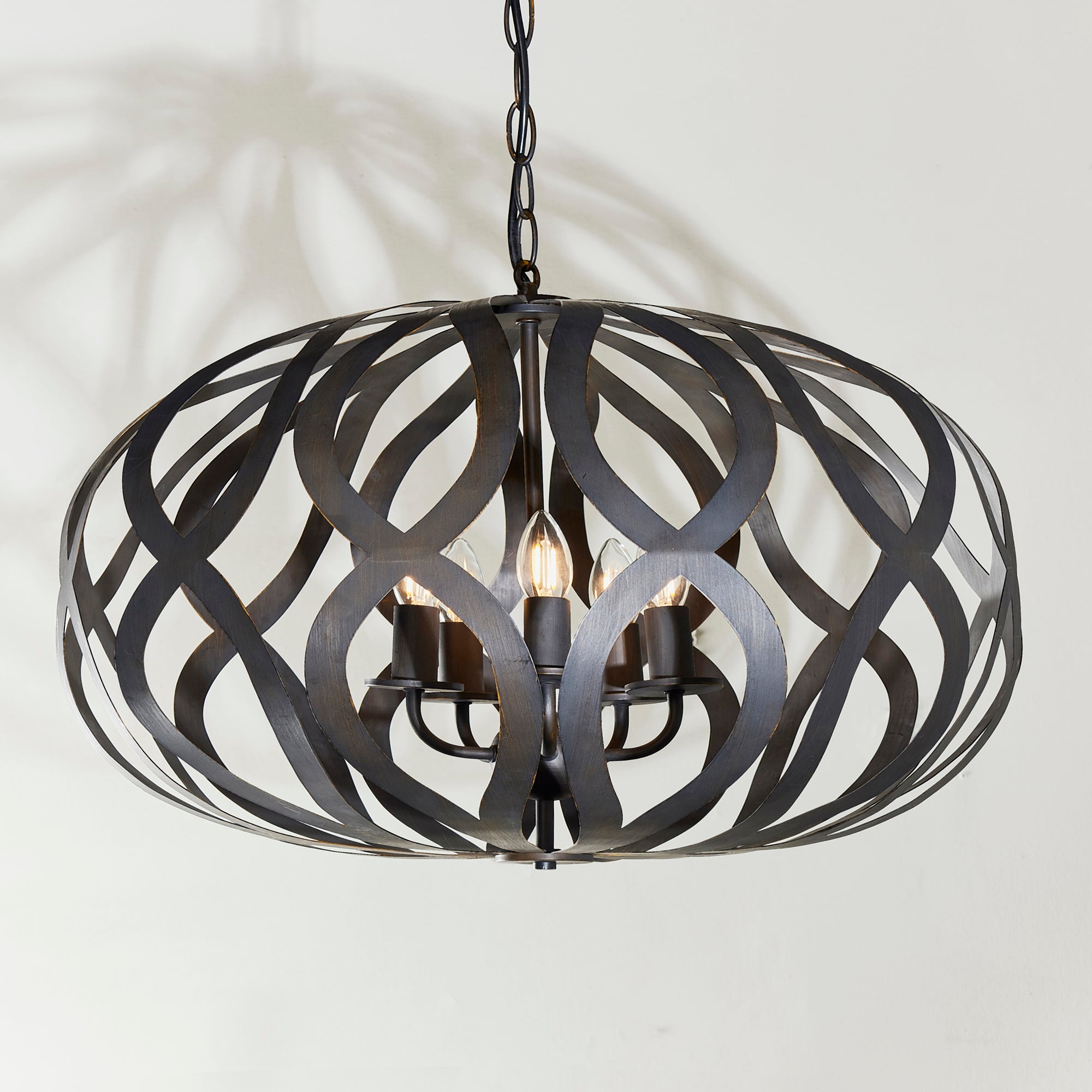 Vogue Bamberg 5 Light Pendant Fitting Bronze