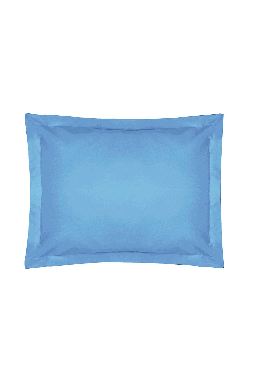 Belledorm Easy Care 200 Thread Count Cotton Polyester Percale Oxford Pillowcase in Bright Blue