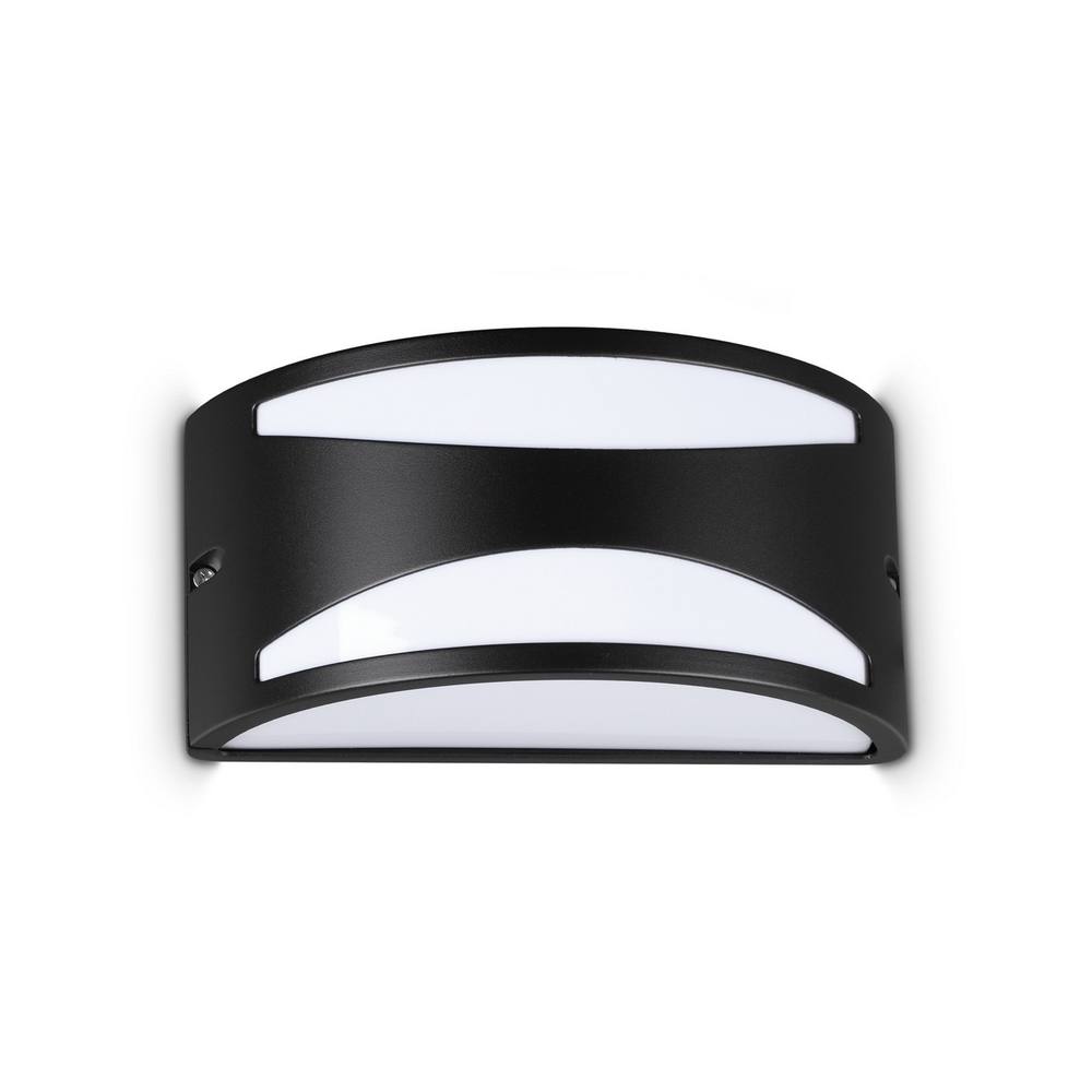 Netlighting Rex Outdoor Flush Wall Lamp Black 1x E27 IP44