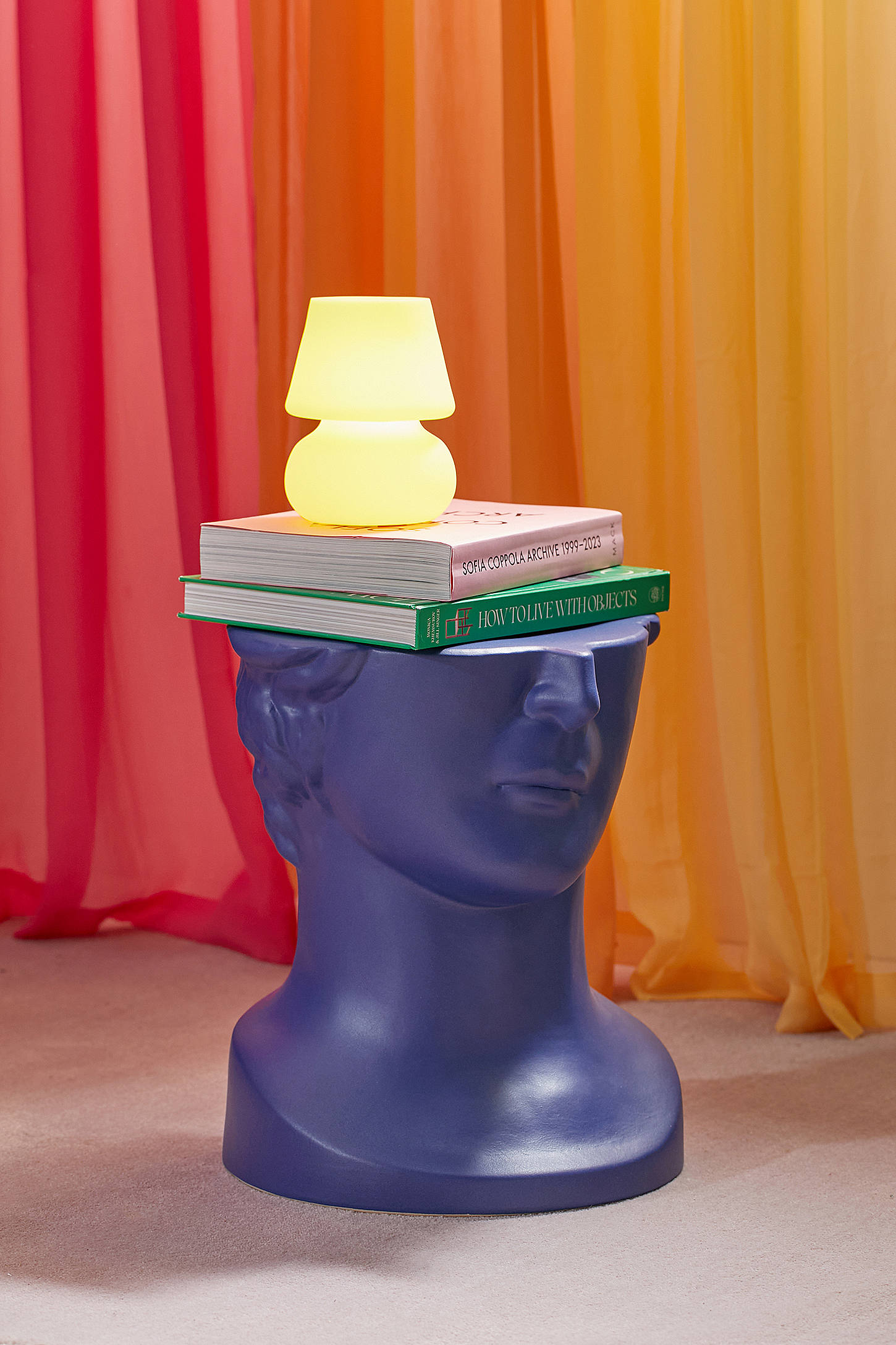 Bust Side Table - Blue
