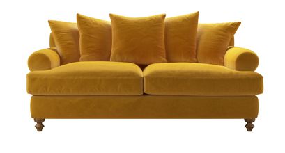 Teddy 2.5 Seat Sofa Bed in Butterscotch Cotton Matt Velvet - sofa.com