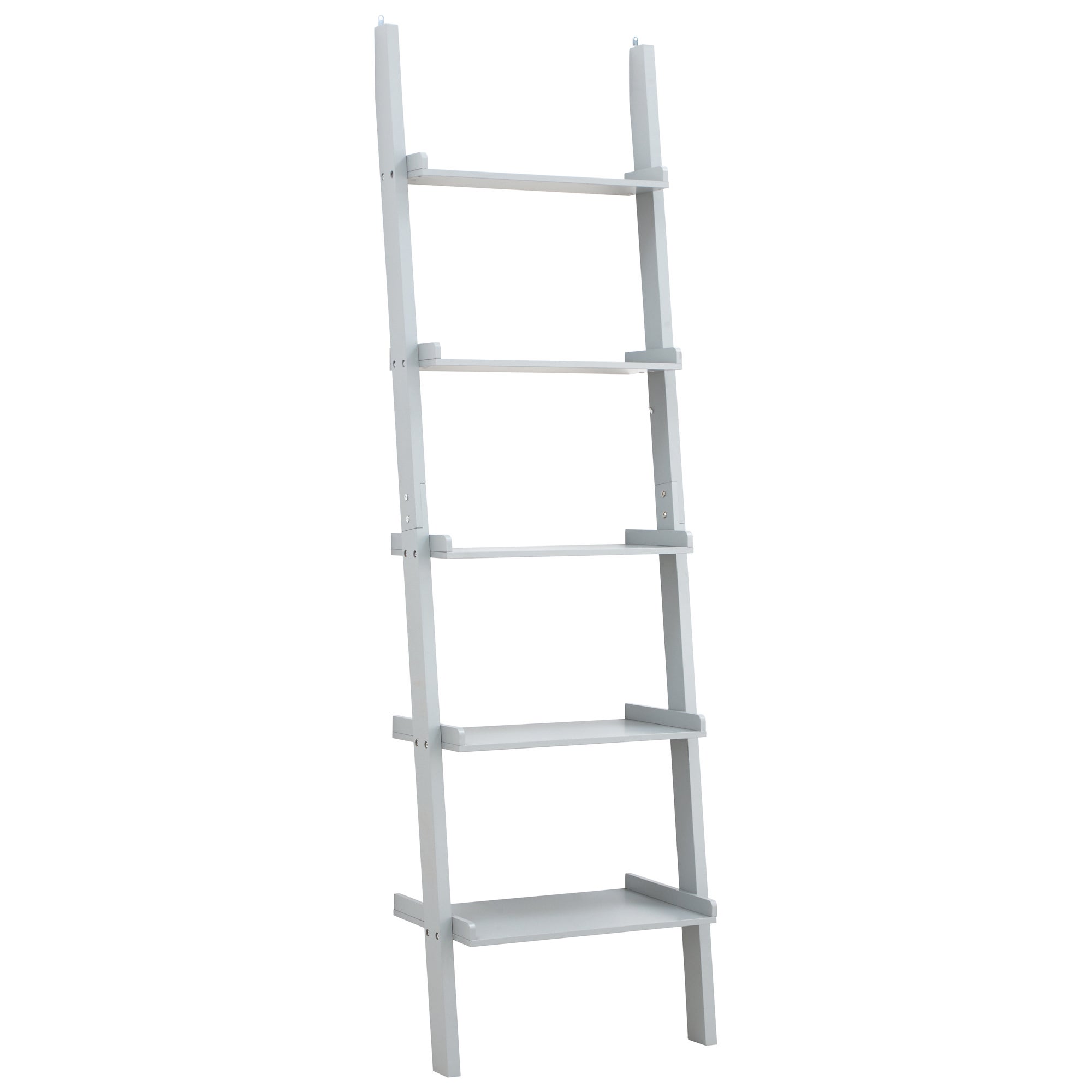 Large Ladder Shelving Unit Grey