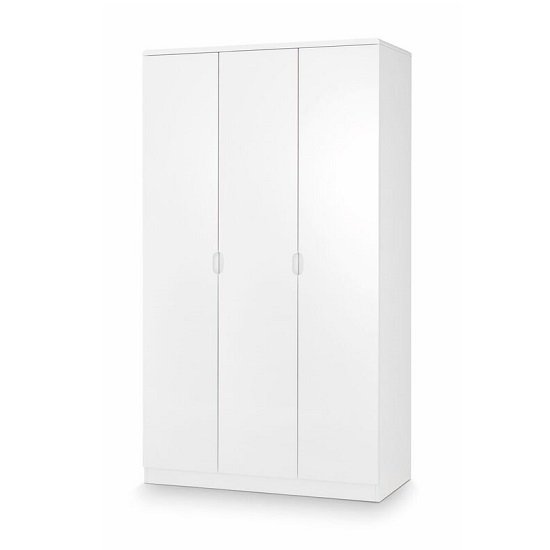 Arden Modern Wardrobe Large In White High Gloss