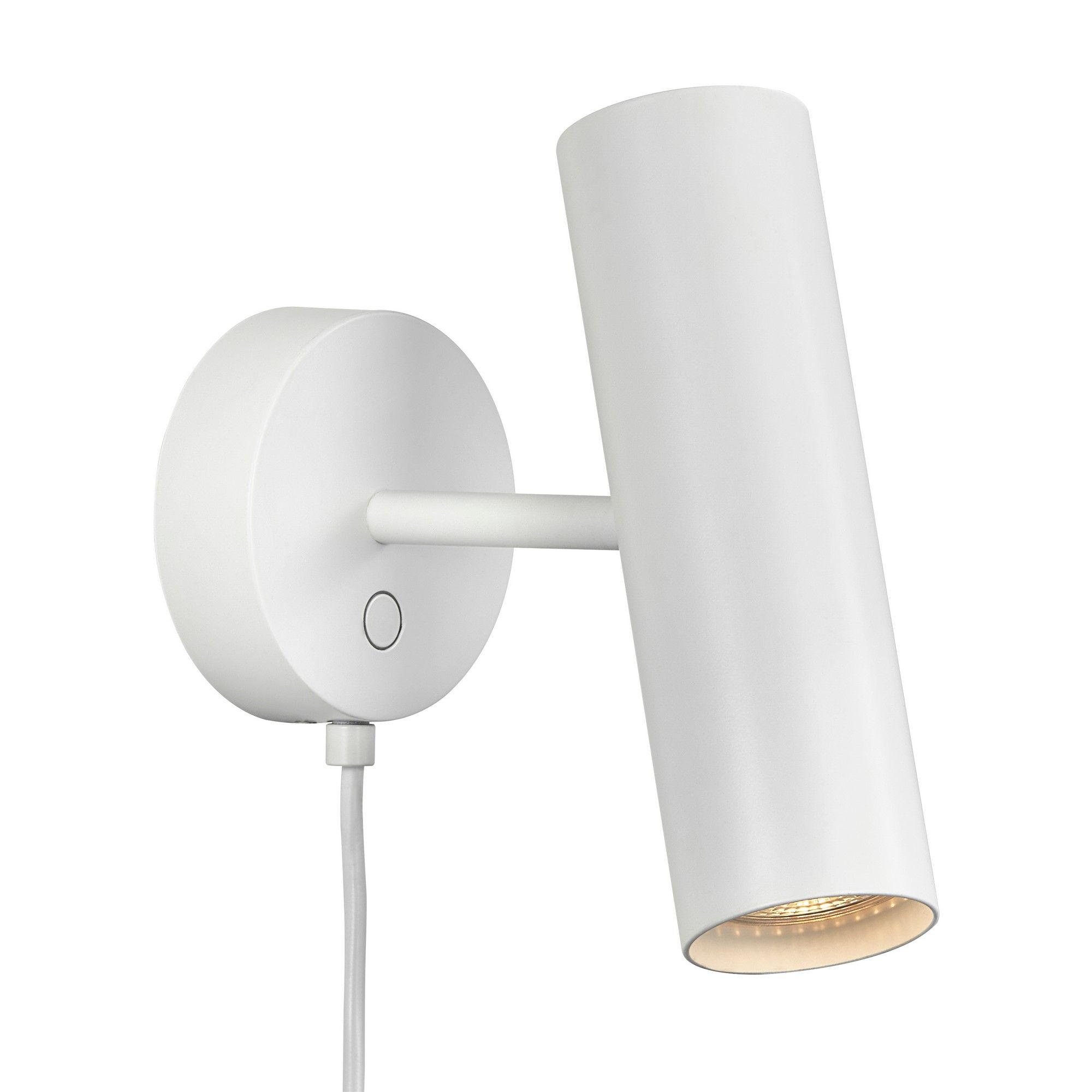 Nordlux Modern Indoor Wall Light White Metal GU10 Adjustable Head - No, IP20