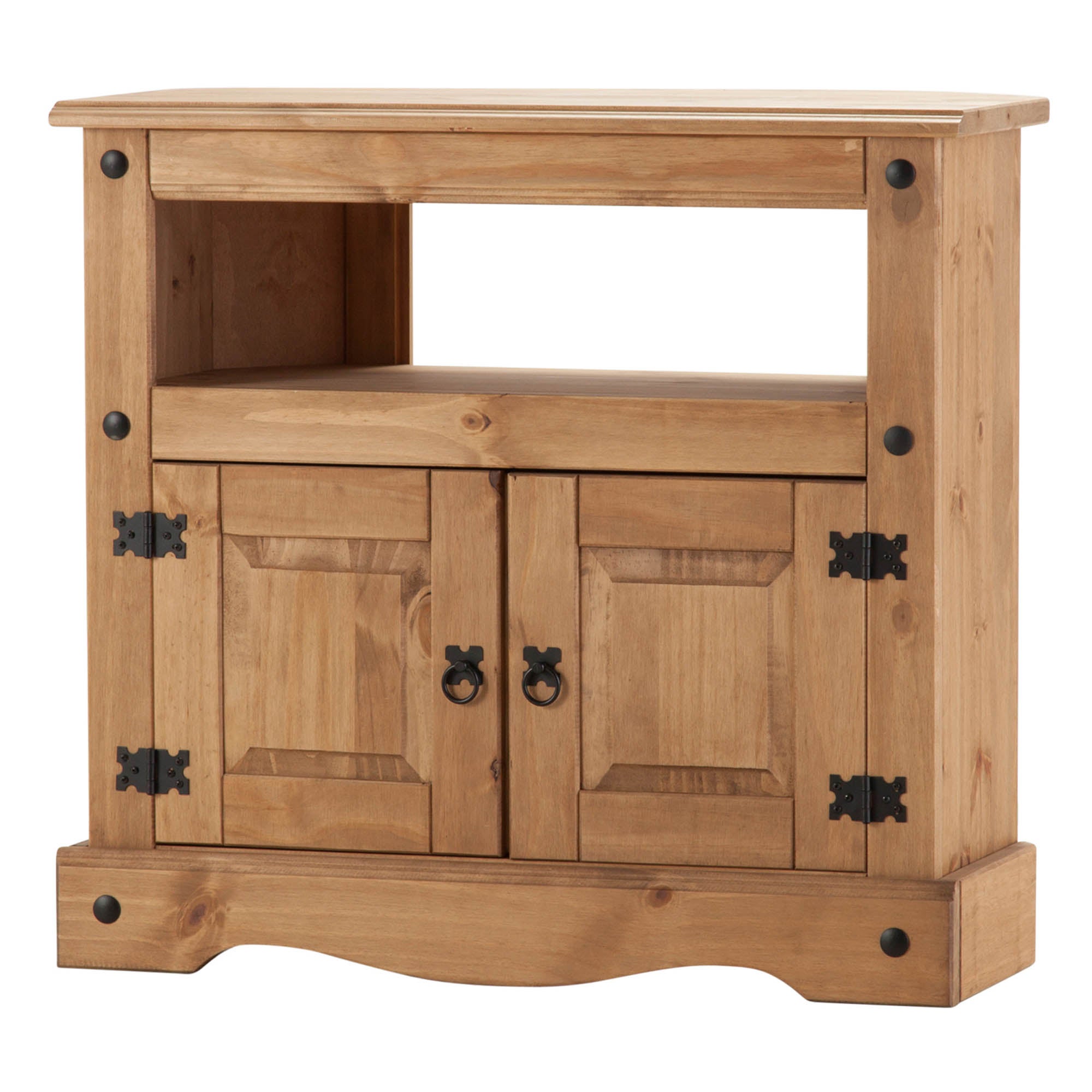 Corona Corner TV Stand Natural