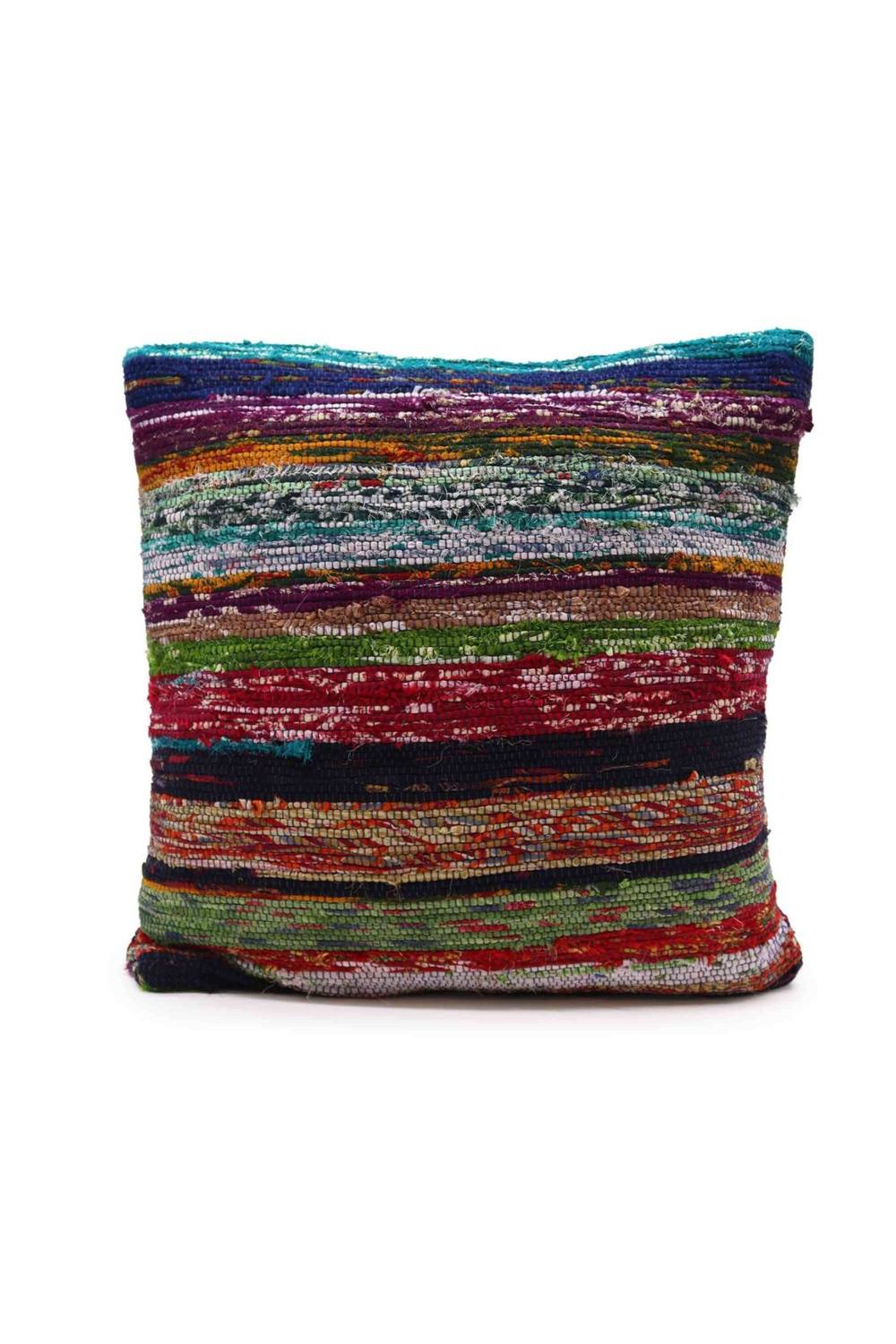 KDMD Aqua Blues Rag Rug Cushion Covers - Calm & Stylish Home Decor