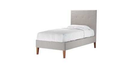Avery 130cm Single Bed in Dove Smart Velvet - sofa.com