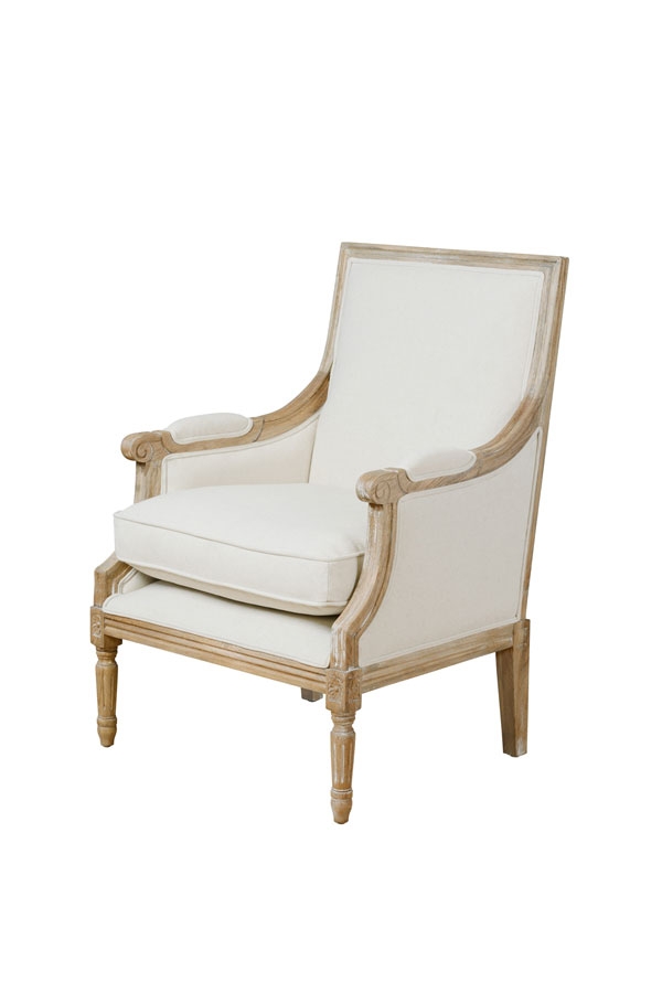 De Troy Limed French Armchair