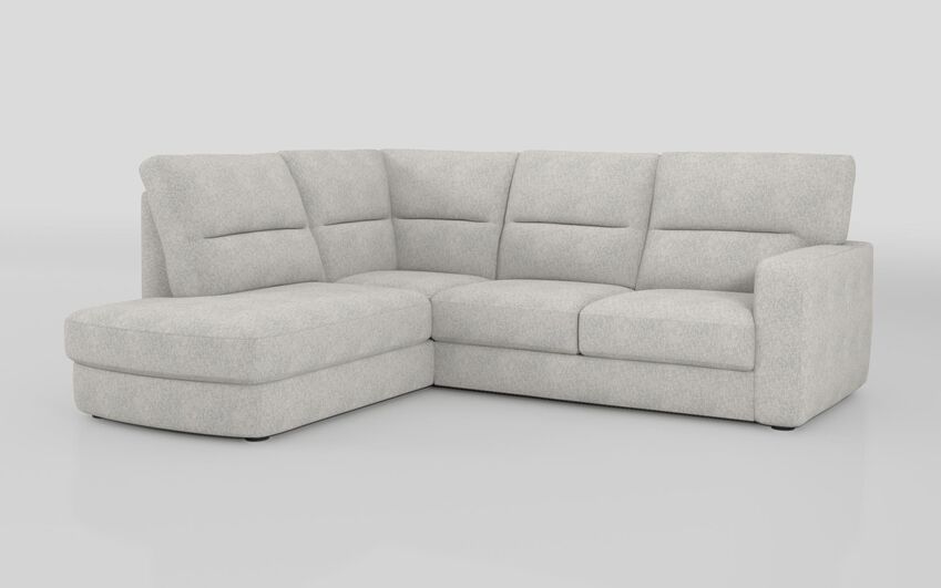 Fabric Corneto 2 Corner 3 with Right Hand Facing Sliding Footrest & Left Hand Facing Chaise with Storage