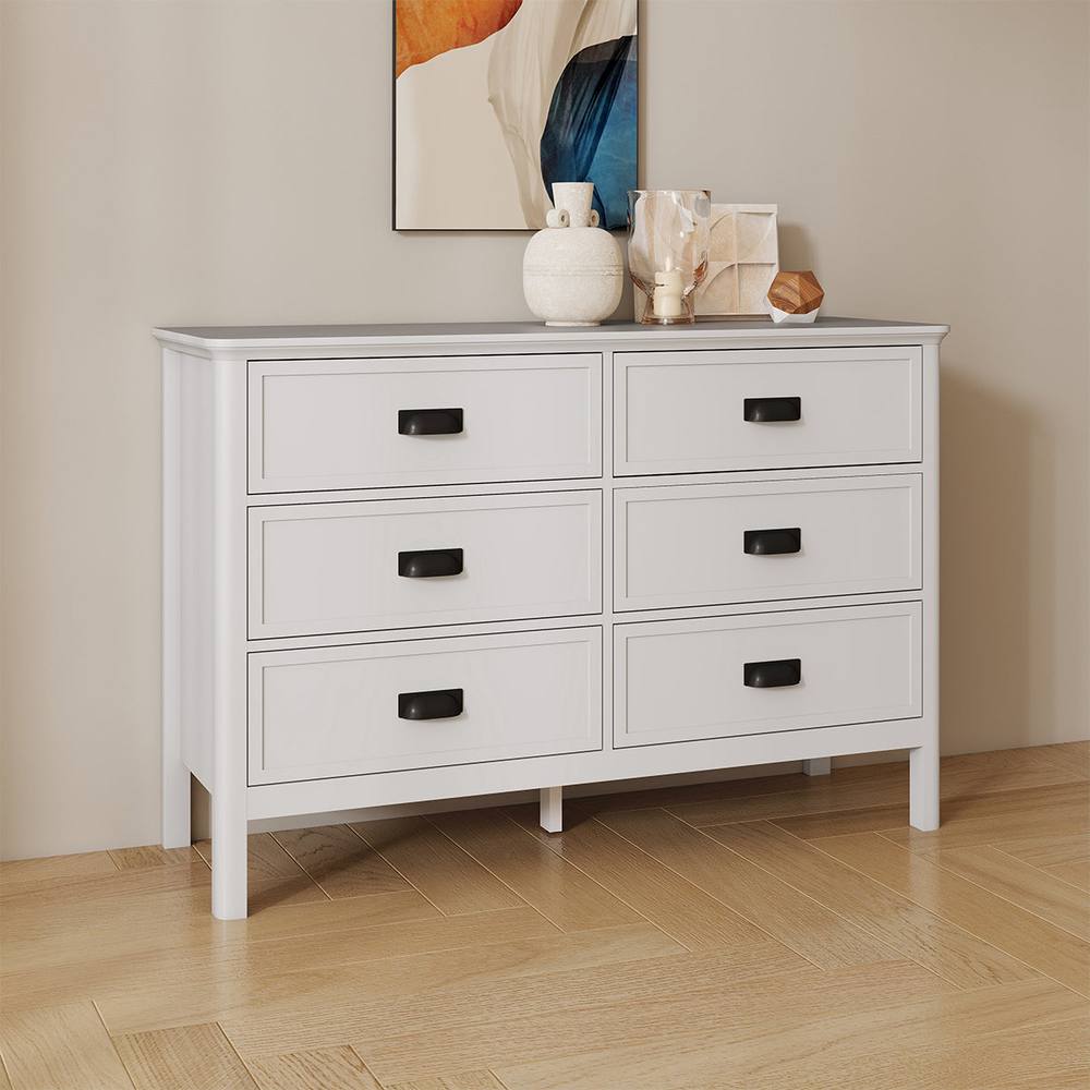Melody Maison Large 6 Drawer Chest Of Drawers - Lawrence Ivory Range