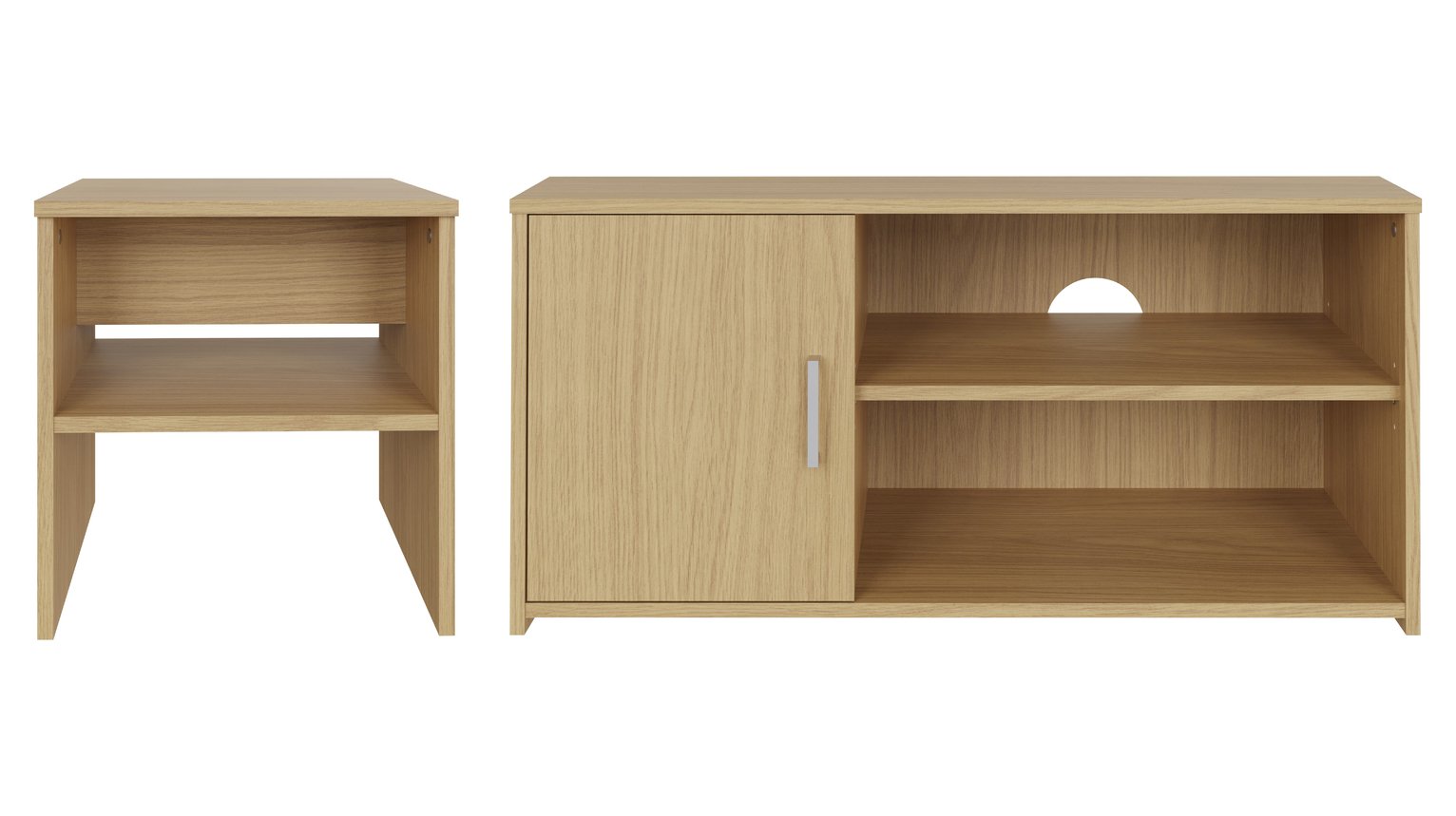 Newlyn Living Room Set - Oak