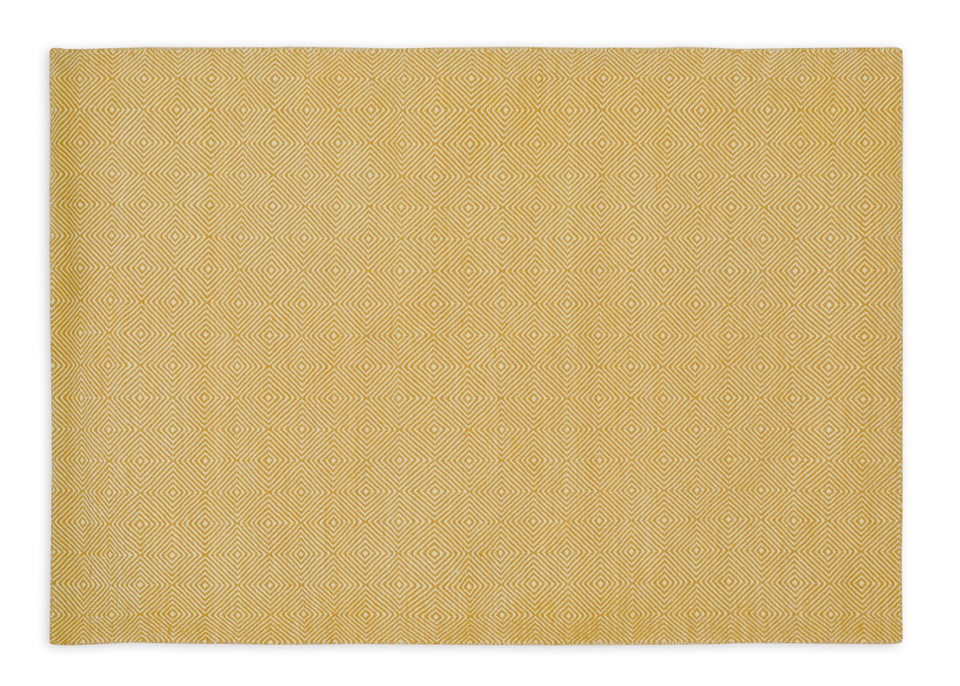 Heal's Romilly Recycled Rug Yellow 120 x 180cm