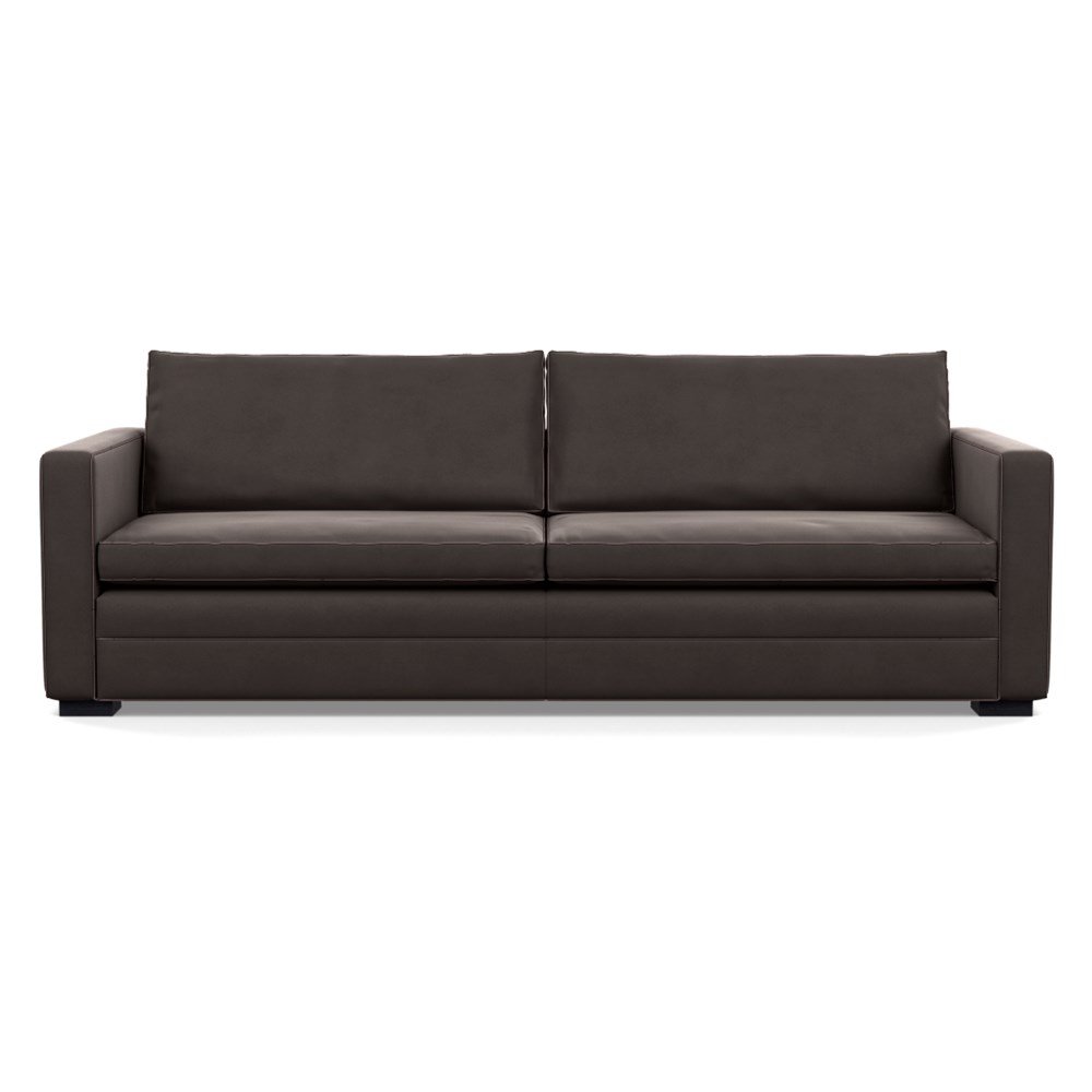 Heal's Palermo 5 Seater Sofa Nobilis Velvet Sable Black Feet