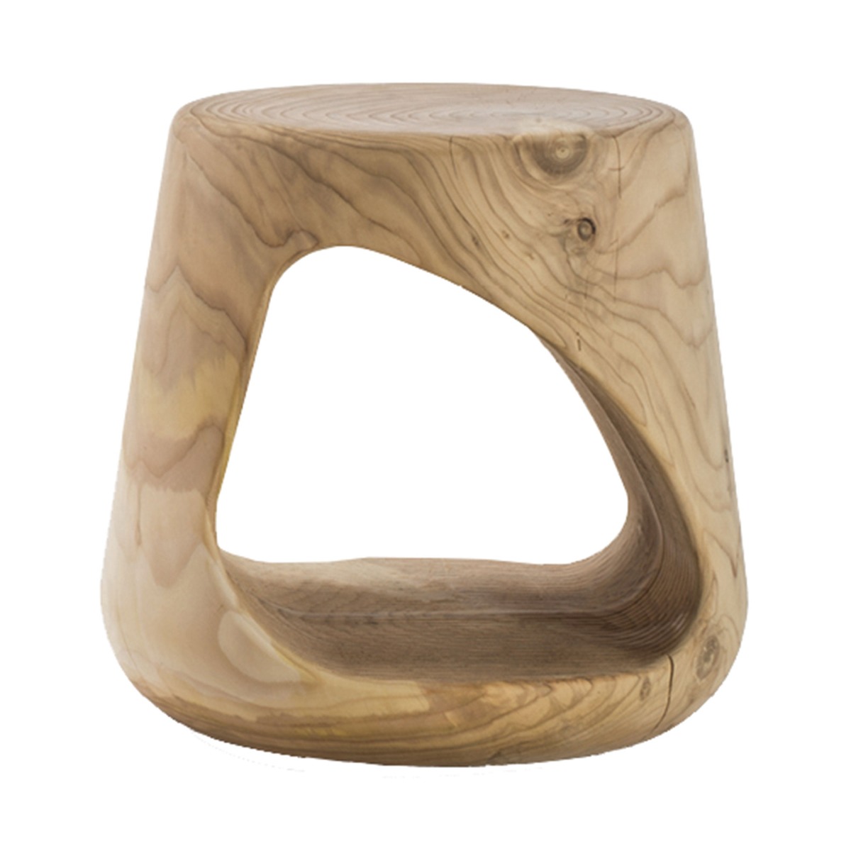 Riva 1920 Geppo Wooden Stool, Cedar