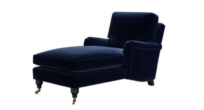 Bluebell Chaise Armchair in Admiral Smart Cotton - sofa.com