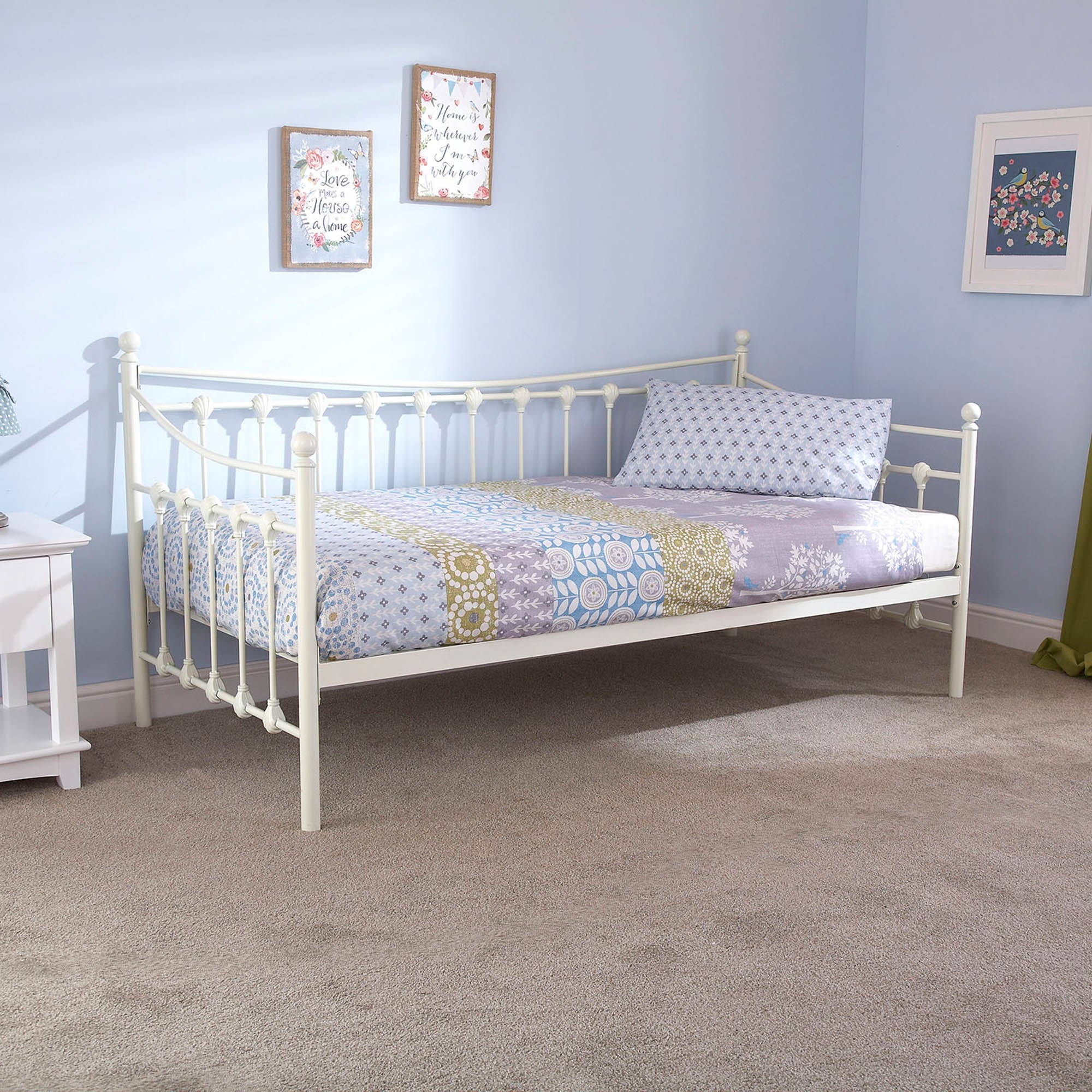 Memphis Ivory Day Bed White