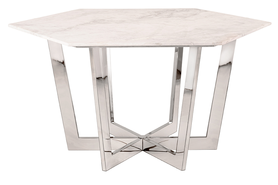 Kronos Chrome Dining Table