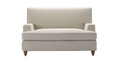 Isla Loveseat Sofabed in Canvas Pure Belgian Linen - sofa.com