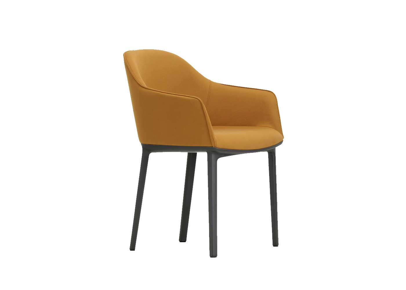 Vitra Softshell Armchair Cognac