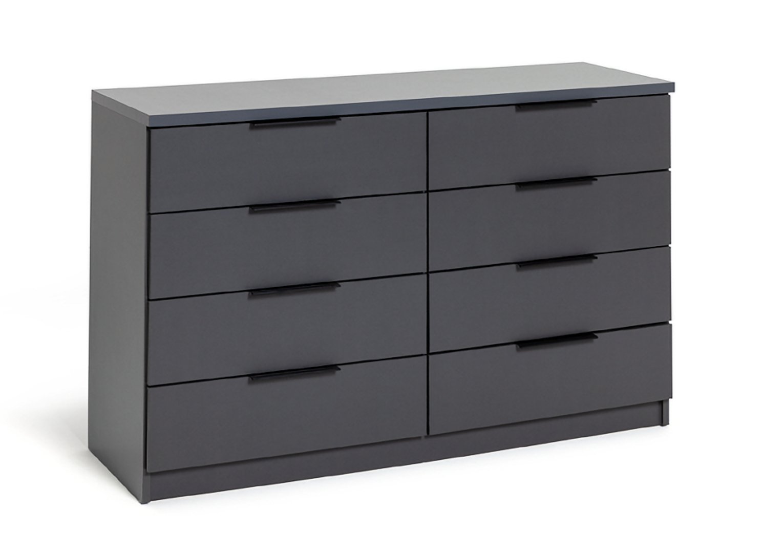 Argos Home Hallingford 4+4 Drawer Chest - Anthracite