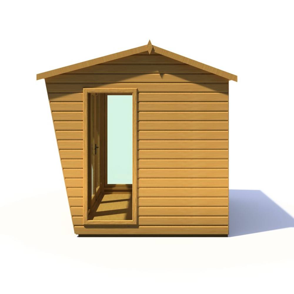 Shires Burghclere 8 x 6 Feet Summerhouse - L233.5 x W251.4 x H230.7 cm in Light Brown 5