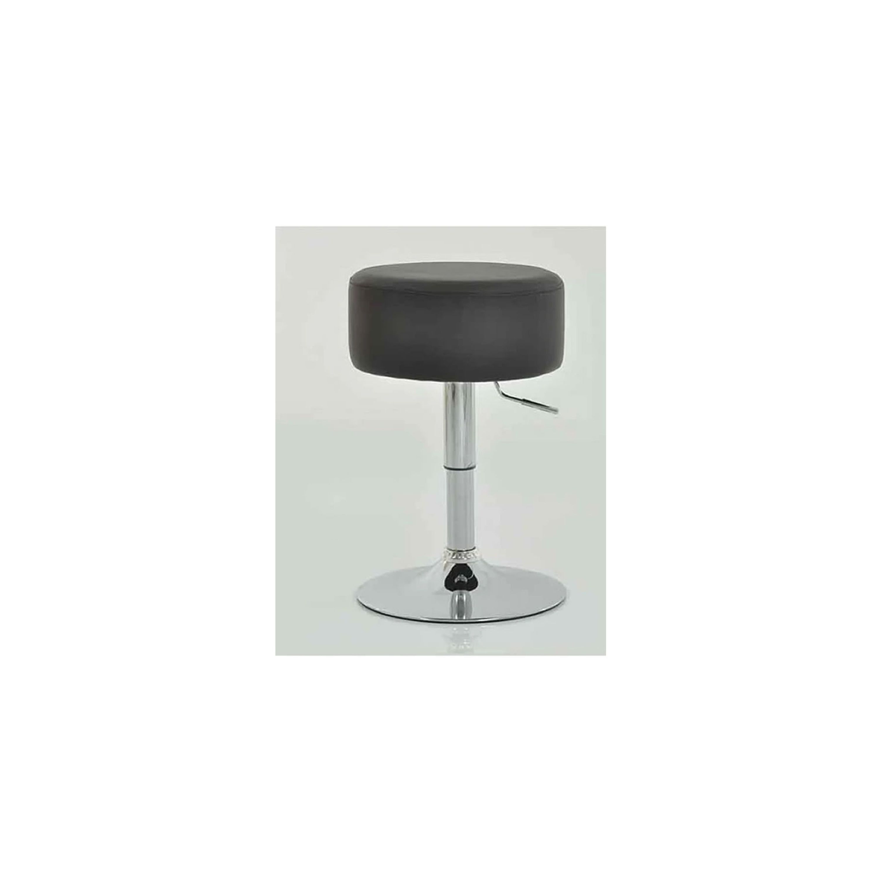 netfurniture Low Bar Stool - Black Height Adjustable