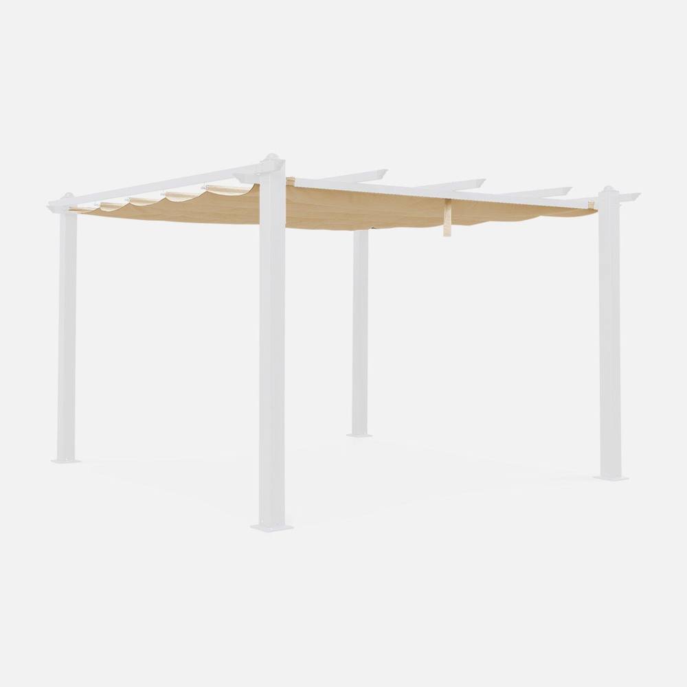 sweeek Replacement 3x4m Pergola Canopy Roof in Beige